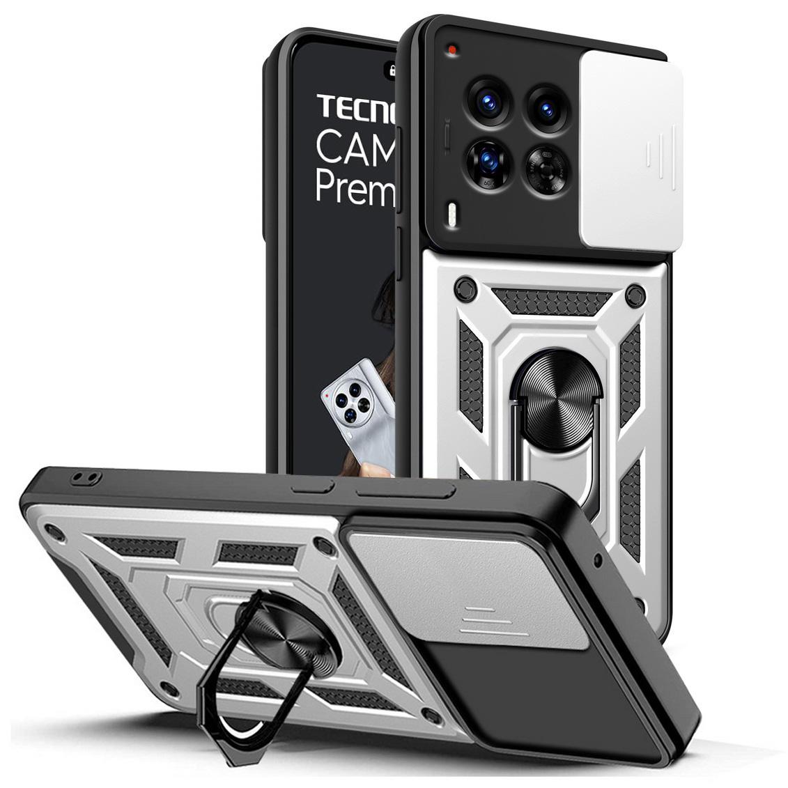 

Защитный чехол для камеры Tecno Camon 30 Premier 30 Pro 20 Pro 19 18 18P Spark 20 Pro + 20 20C 10 Pro Armor Hybrid Ring, задняя крышка For Spark 10 4G