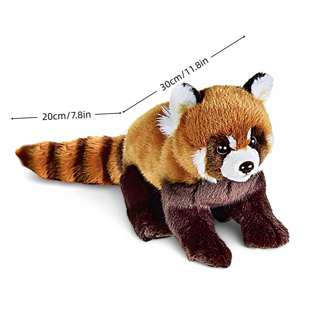 Simulation Of Red Panda Plush Doll, Super Soft And Cute Animal Doll, Children'S Gift, Birthday And Christmas Gift