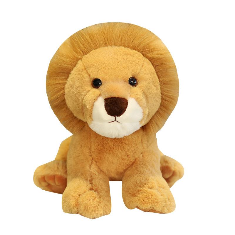 Cute Lion Tiger Doll Plush Toy Stuffed Toys Kawaii Plushies Dolls Pillow Simulation Animals Toys for Children Home Decoration