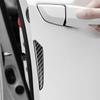 Ysemco Car Door Corner Guards, Carbon-look, Scratch-resistant, Pack of 2 (Door Guards (Silver 1))