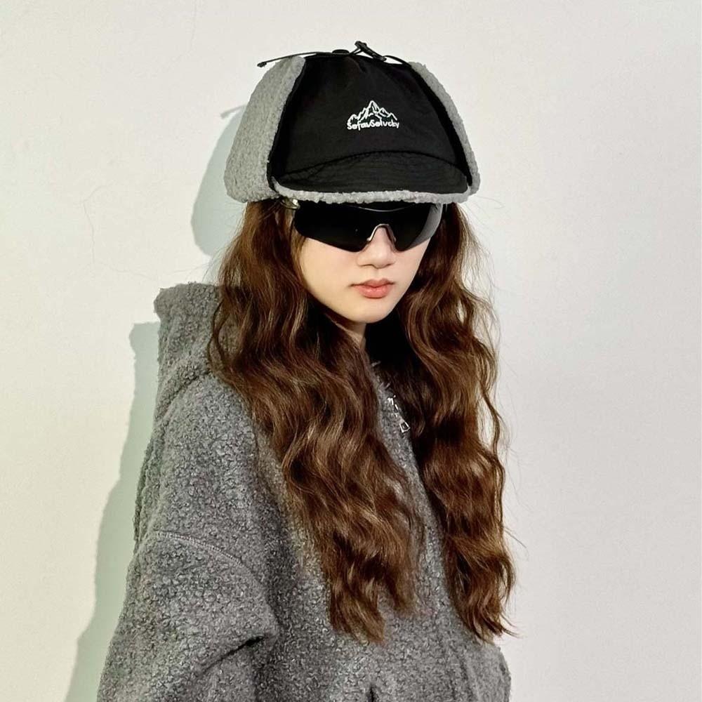 Japanese Style Ear Protection Cap Lightweight Windproof Pilot Cap Versatile Earflaps Visor Hat Men