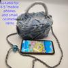 Vintage denim mini bag for women, Y2K casual shoulder bags, Everyday bag, small handbag, phone bags, fashion retro style bags, small crossbody bag