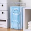 Clear Face Cover Dispenser with Lid Dust Proof Multifunction Vertical Dispenser for Home Office