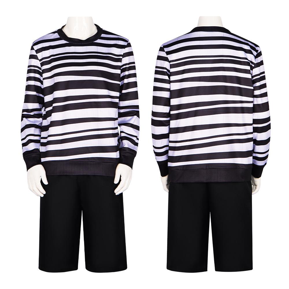 Wednesday Addams Cosplay School Uniform Halloween Costume for Women