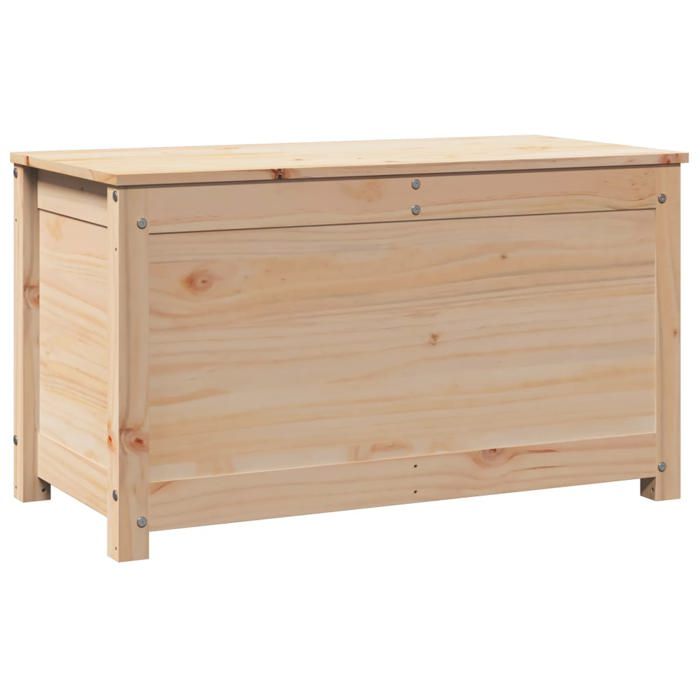 823534 vidaXL Storage Box 80x40x45.5 Cm Solid Pine Wood