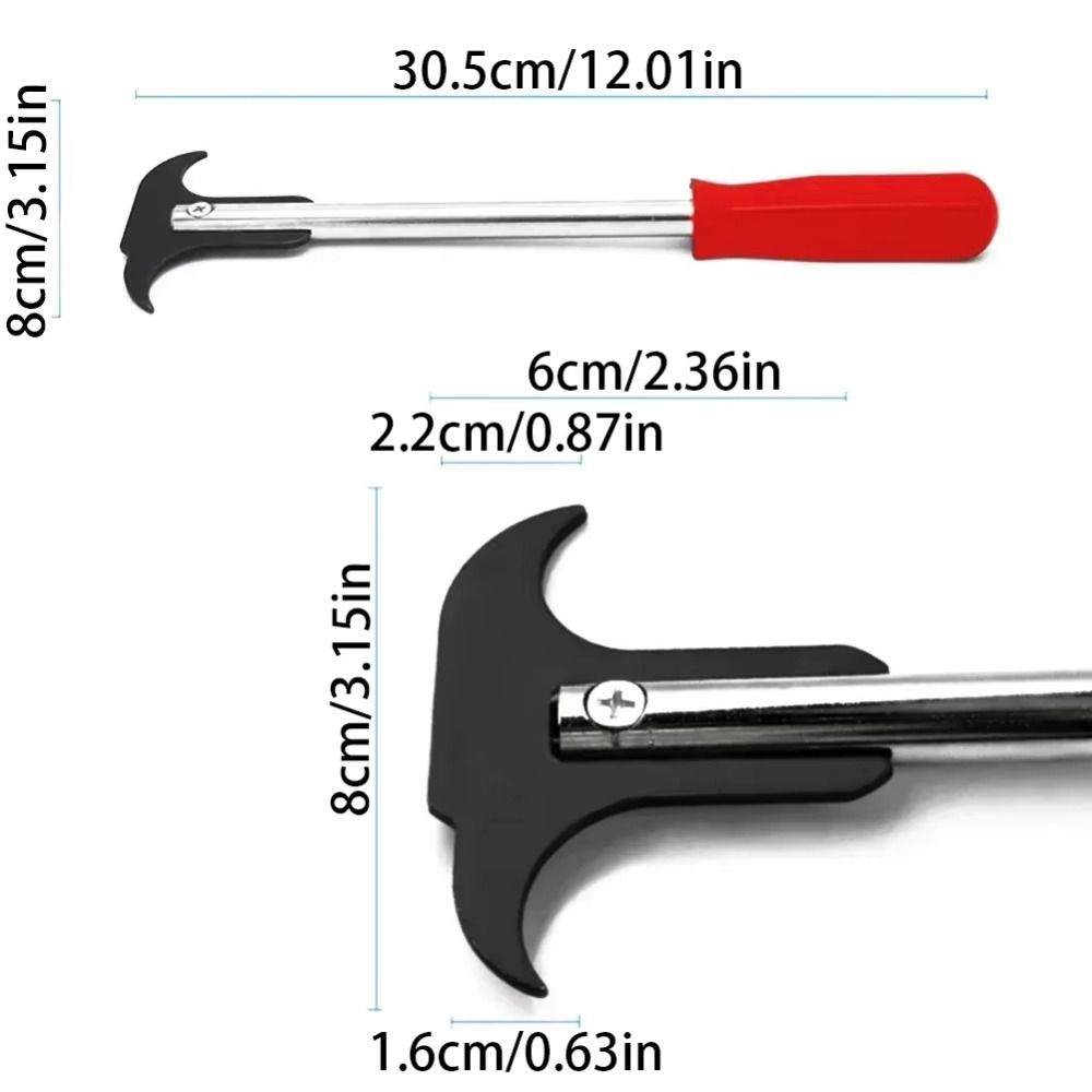 Universal Oil Seal Extractor Red/Black Handle Oil Seal Removal Tool  Replacement Accessories