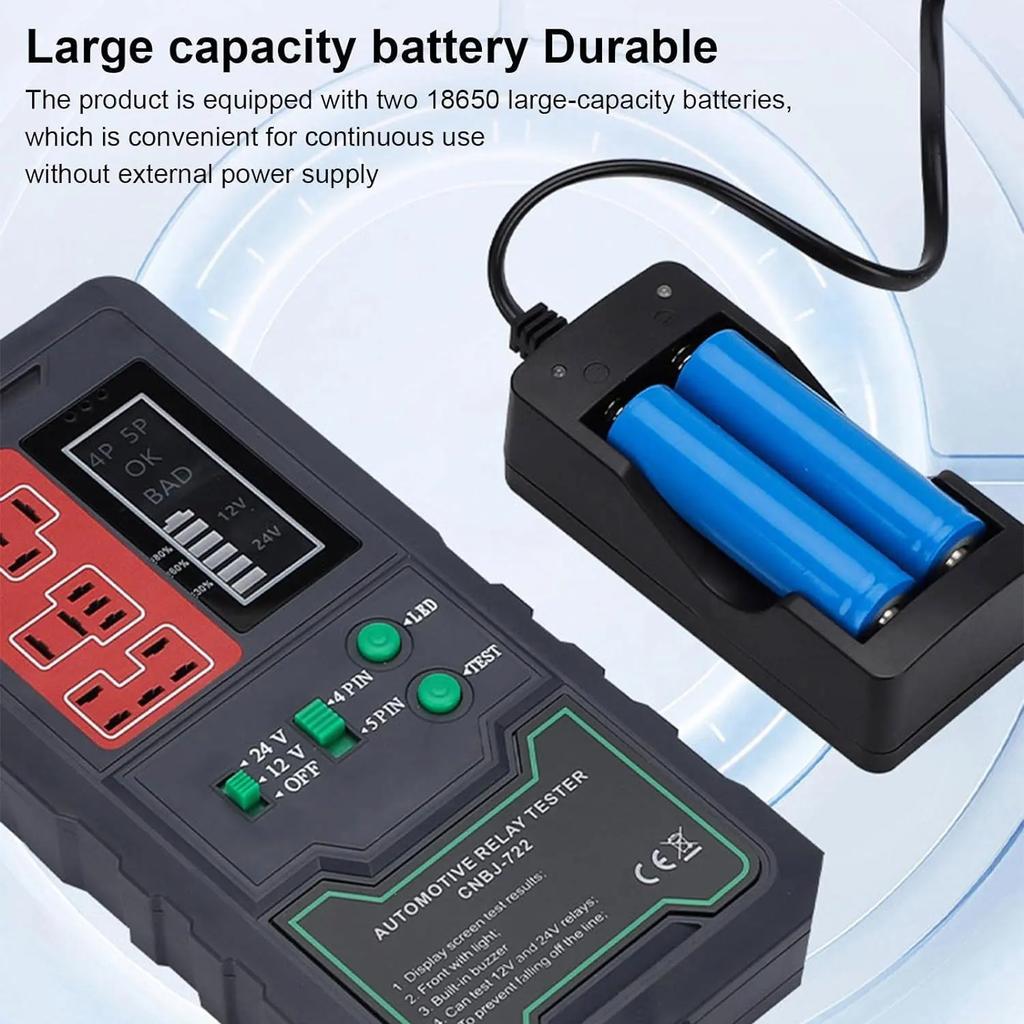 Universal 12V Car Relay Tester Electronic Car Relay Tester For Car