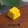 Cartoon Cheese Modeling  Keycap Resin Material Mechanical Keyboard Cute Decoration Esc Creative Design Custom Gifts