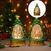 LED Musical Christmas Tree Desktop Adornment With Festal Melodies And Safe PVC Matter For Vacation Home Party Deck
