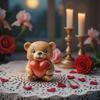Detailed Balloon Bear Silicone Mould with Carving for Candle and Soap Making Enhances Artistic Value