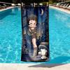 Betty Boop Print Beach Towel Design, Soft, Lightweight. for Home Bathroom, Spa, Pool, Yoga, Surfing, Camping, Gift for Family, Friend