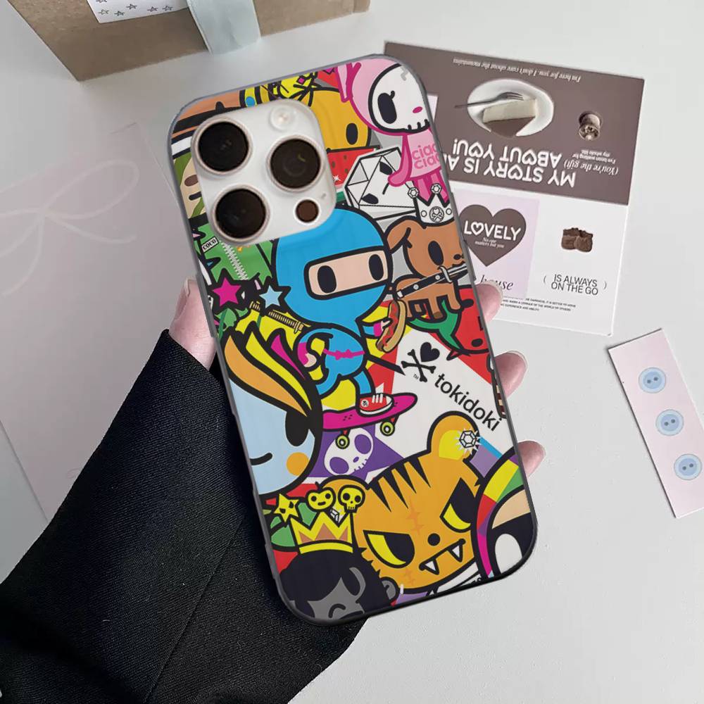 H-Hazbin Hotel Angel Soft Corrugated Phone Case For IPhone 11 12 13 14 15 16 17 Pro Max Plus Ripple Silicone Cover