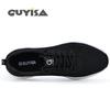 GUYISA 2007 Men's Summer Breathable Steel Toe Safety Work Shoes