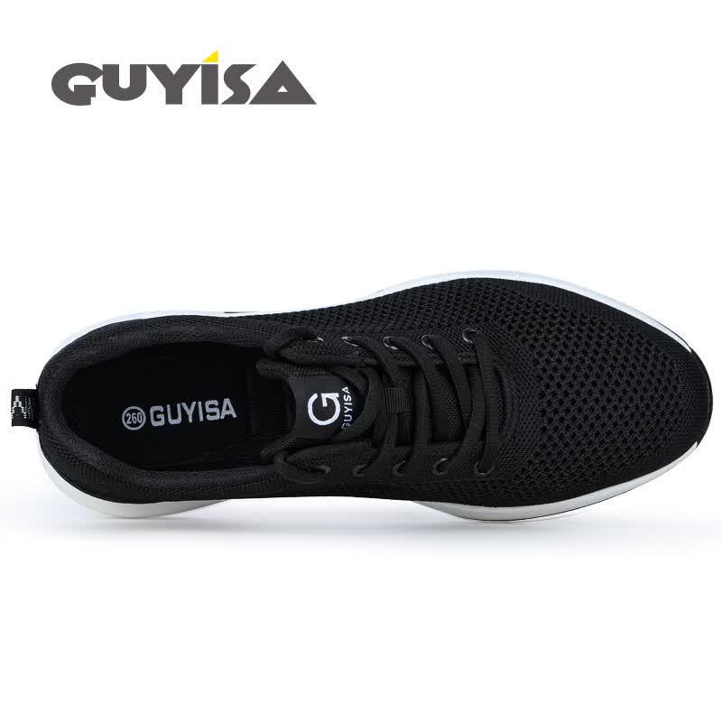 GUYISA 2007 Men's Summer Breathable Steel Toe Safety Work Shoes