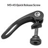 M5 Bike Seatpost Quick Release Clamp Professional Replacement Skewer Bolt Clip for  Road Bicycle Cycling Enthusiasts