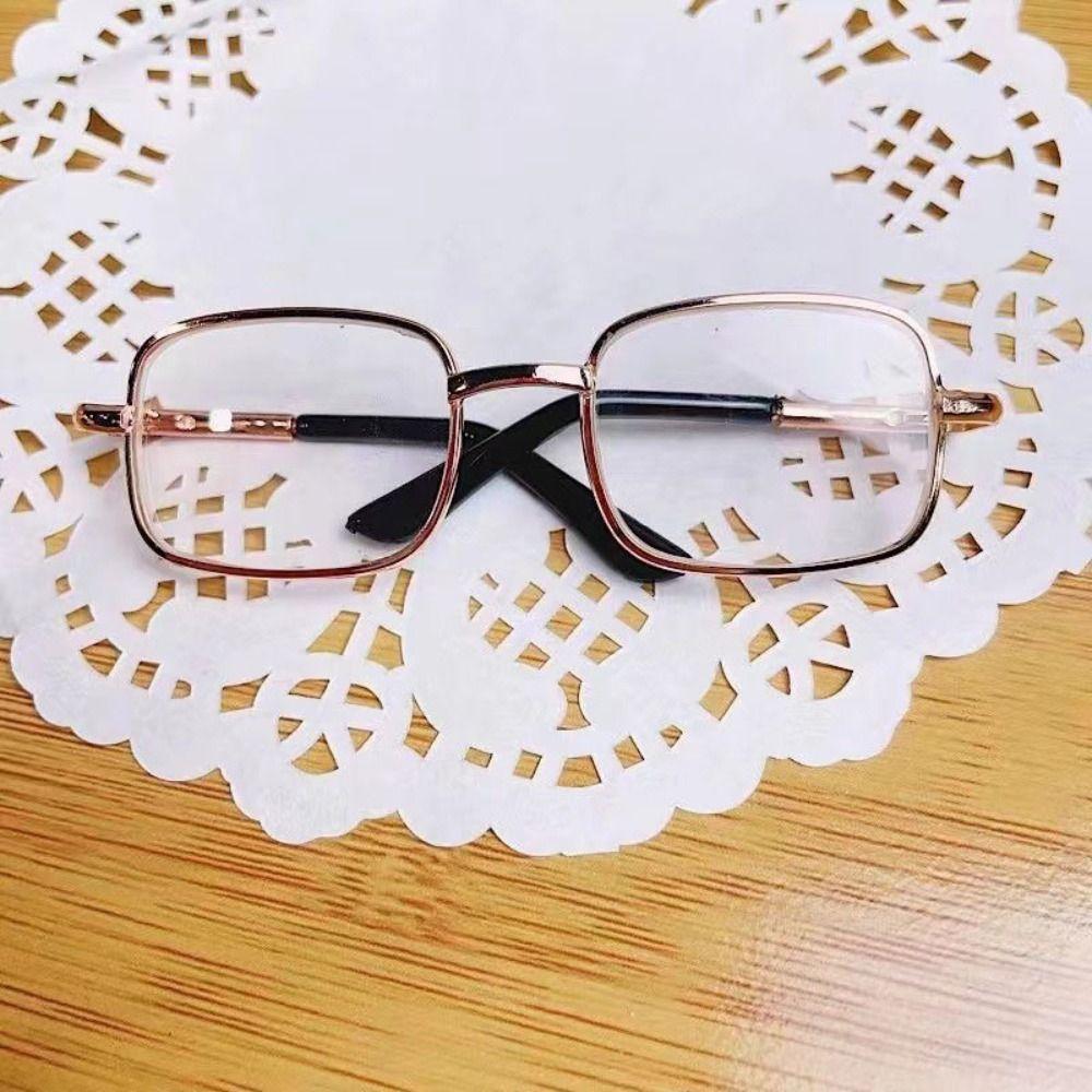 

Игрушки 8,5 см Очки Прямоугольные Очки Labubu Креативные Мини-кукольные Очки Куклы-Идолы золотой