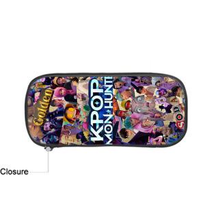 Huntrix Kpop Printing Peripheral Soft Pencil Bag Witch Hunter School Student Pencil Stationery Case