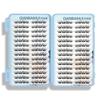 Fox Eye Manga False Eyelashes Large Capacity Fluffy Tapered Thick Segmented Individual Cluster Lash Extensions Enlarge Eyes