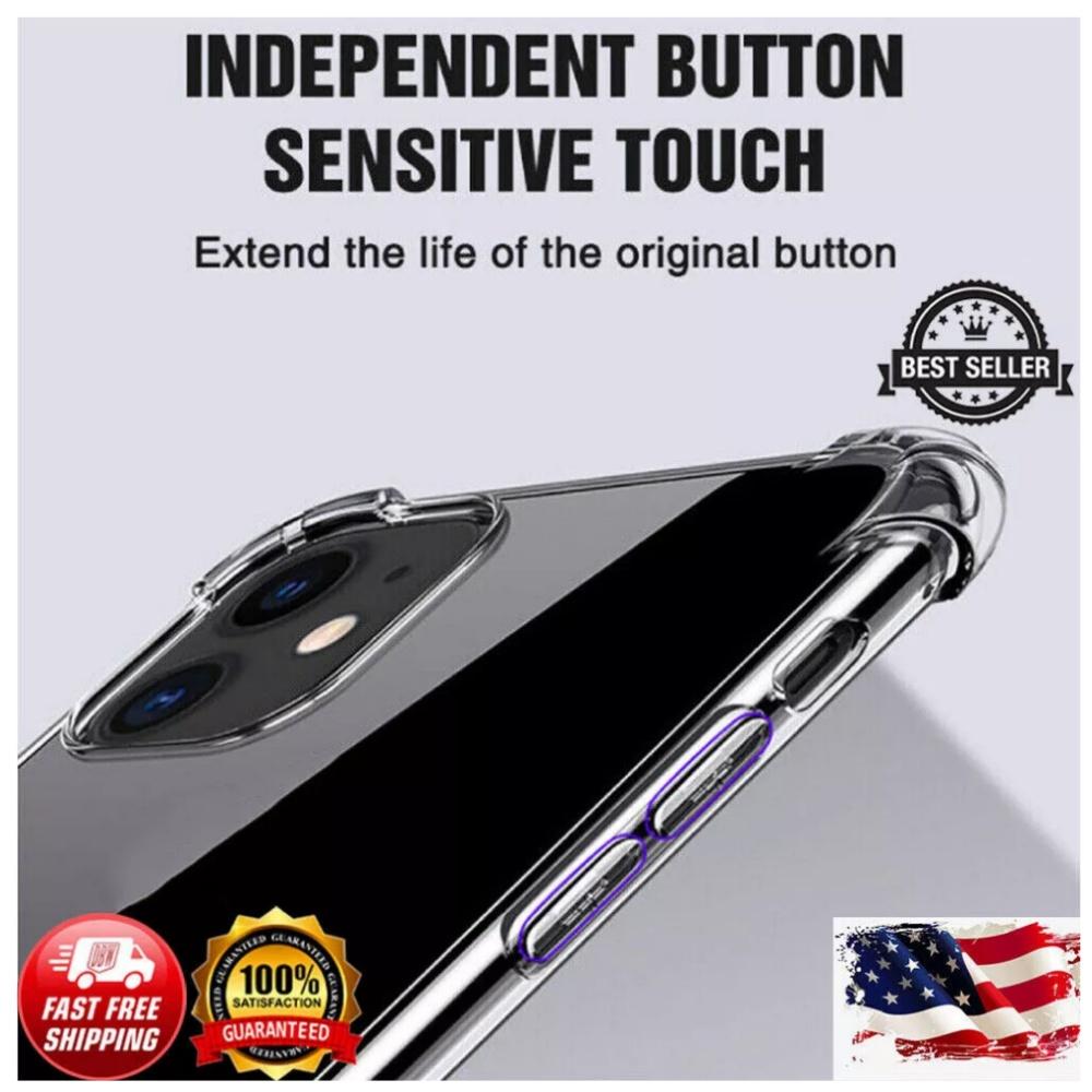 

For Apple iPhone 14 13 12 11 Pro ClearCase 3HRating Scratch Resistant Cover