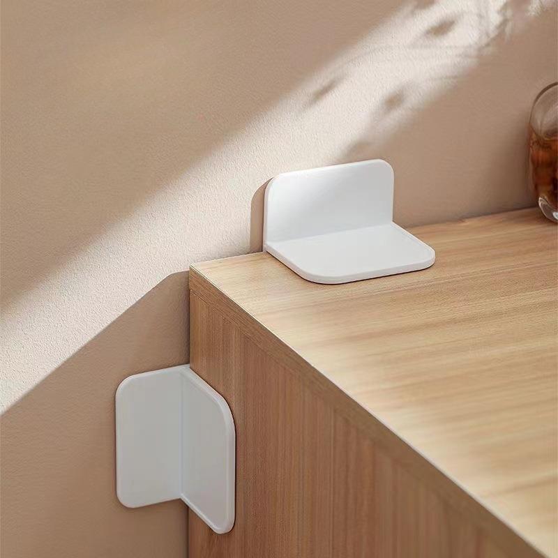Cabinet Anti Tip Bracket For Furniture Wall Anchor Child Safety Straps For Wardrobe And Bookshelf Stabilizer Mounting Hardware