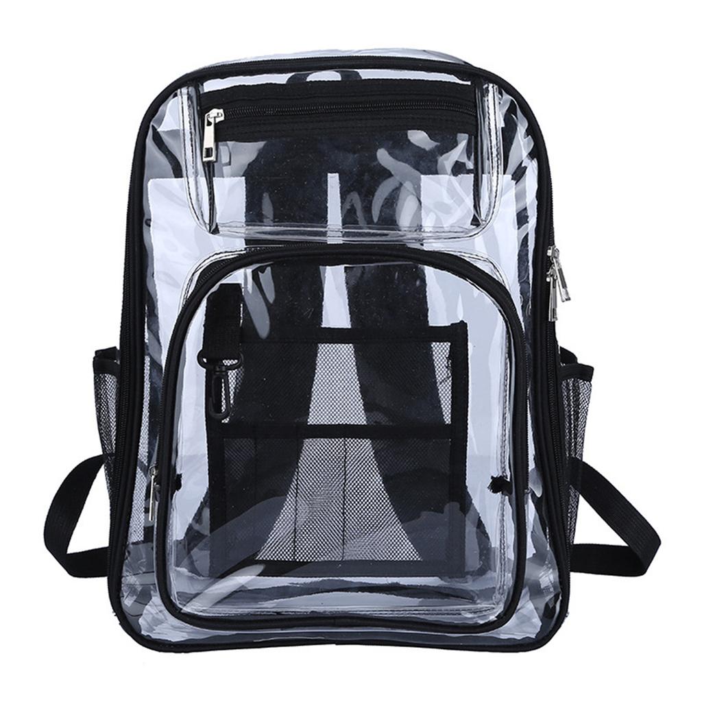 Stylish Clear School Backpack Laptop Backpack School Bag for Student Teenagers Large Capacity Travel Casual Book Bags