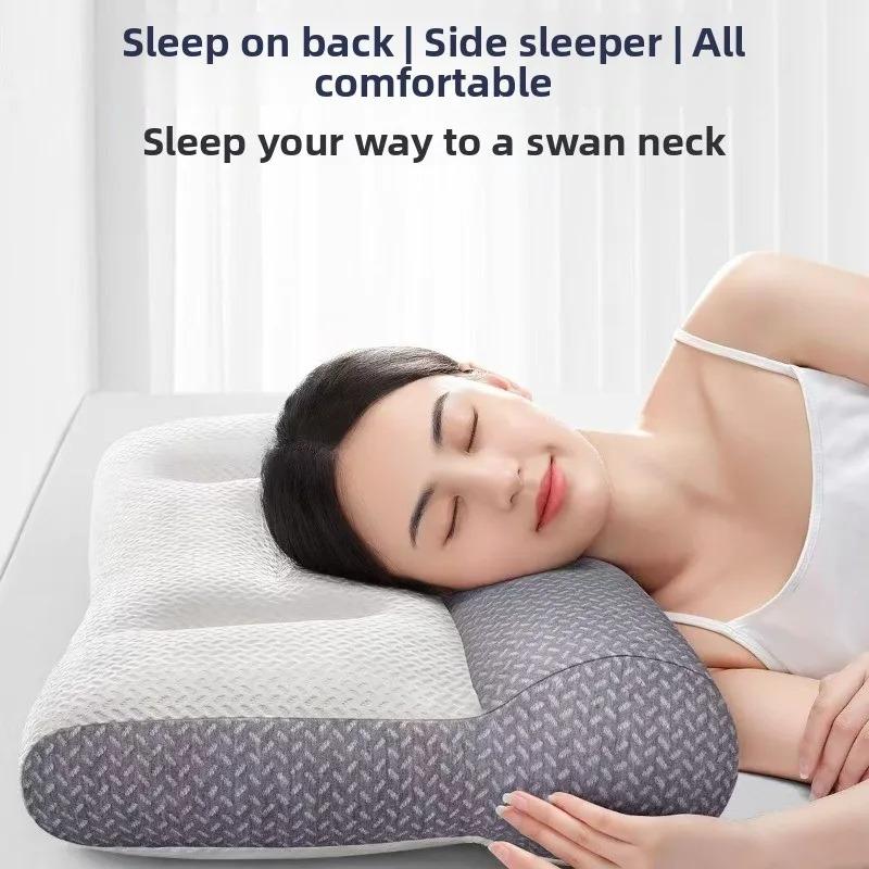Anti-traction pillow Pillow core Special pillow for cervical spine protection Adult home deep sleep student dormitory