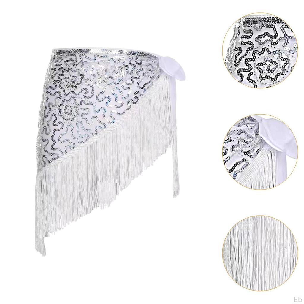 Belly Dance Hip Scarf Dancing Skirt for Cha Summer Beach Reenactment