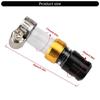 Stylish Alloy Air Filter Drain Plug with Antirust Treatments For Motorcycle Aesthetic Enhancement Offroads Track Riding