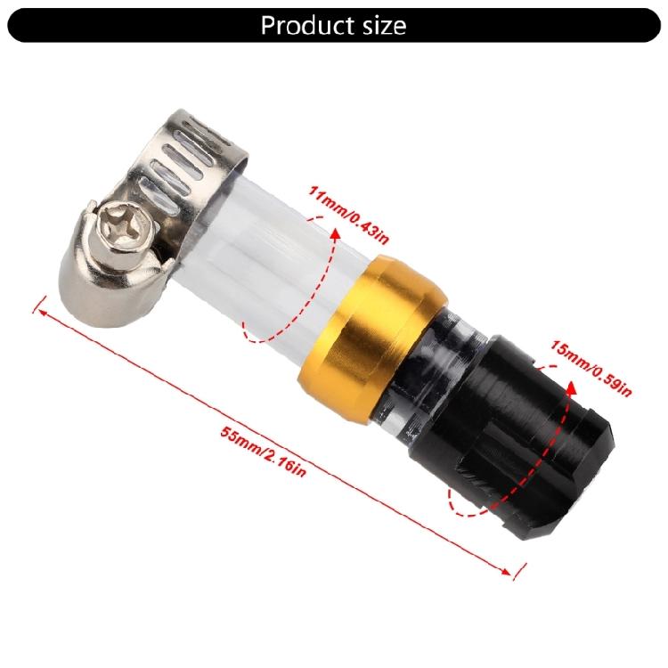 Stylish Alloy Air Filter Drain Plug with Antirust Treatments For Motorcycle Aesthetic Enhancement Offroads Track Riding