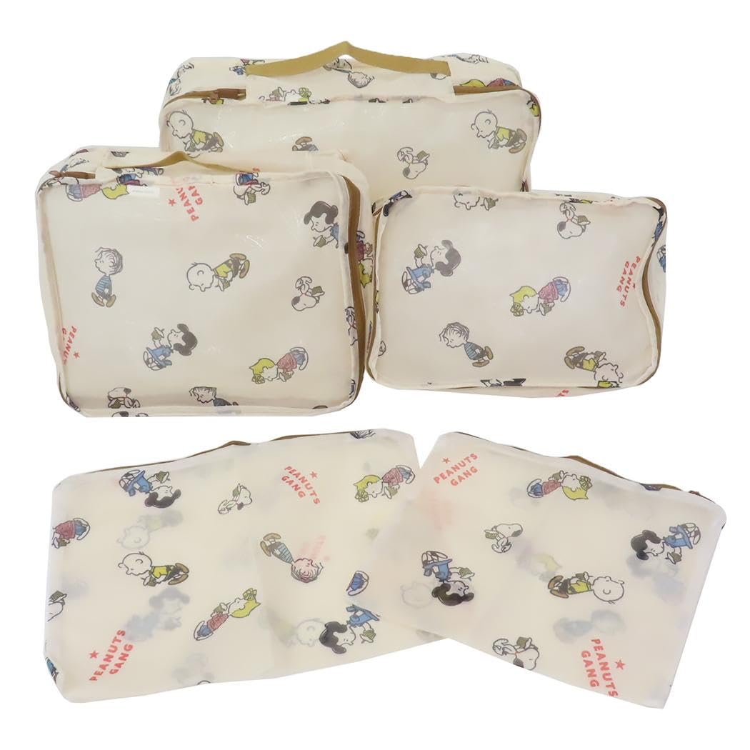 

Snoopy Travel Pouch Peanuts [Travel Pouch] 5-Piece Set/Cupcake