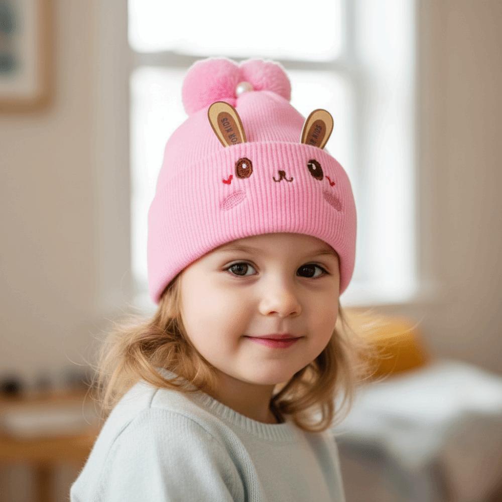 Soft Breathable Baby Knitted Caps Keep Warm Baby Warm Beanie Hats Kids Bonnet Hat  Kids Boys Girls