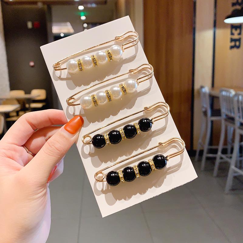 

Брошка для регулювання талії з перлами - Шпилька для зменшення талії джинсів для жінок