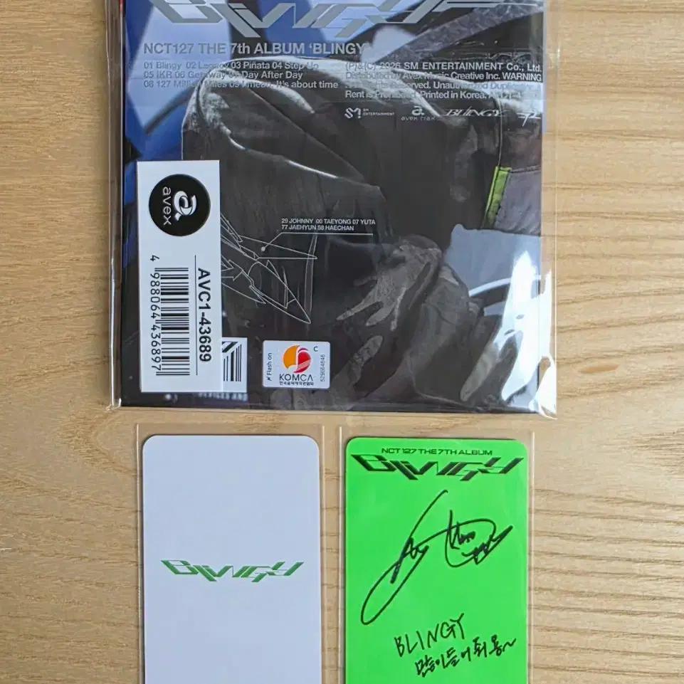 NCT127 Blingy Album Giapponese Limited (Yuta)
