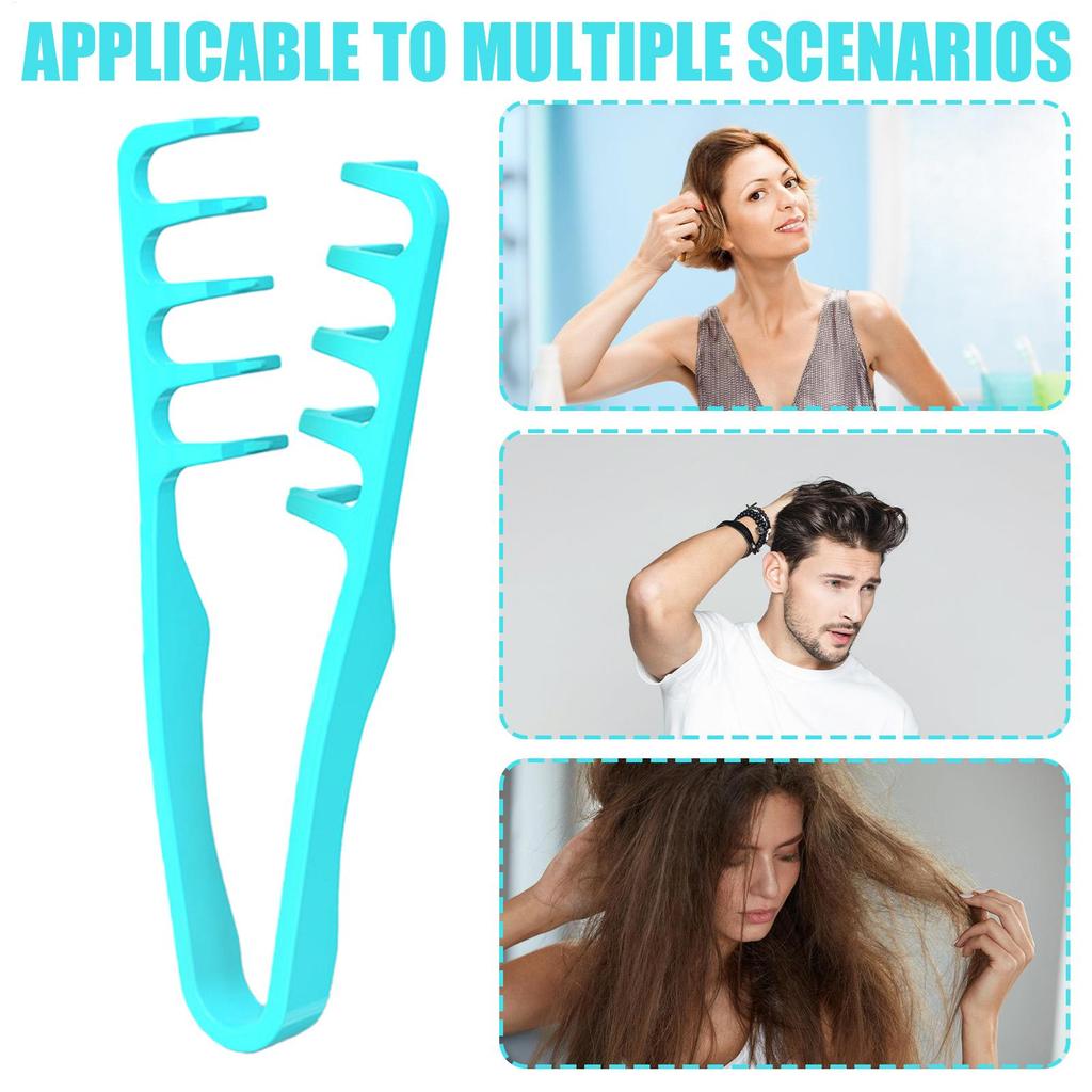 Hair Styling Wide Tooth Comb Professional Tool Grooming Accessory Volumizing Wide-Tooth Hair Styling Comb For Bangs Hairdressing