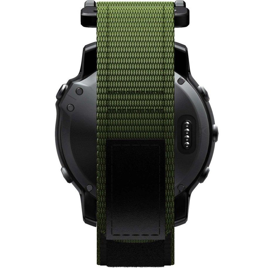 Bracelet en Nylon pour Garmin 26mm, Vert