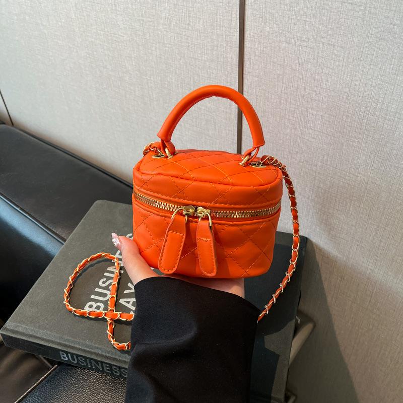 Niche Box Bag Solid Color Beautiful Storage Bag Summer New Product Portable Shoulder Messenger Bag Women's Bag