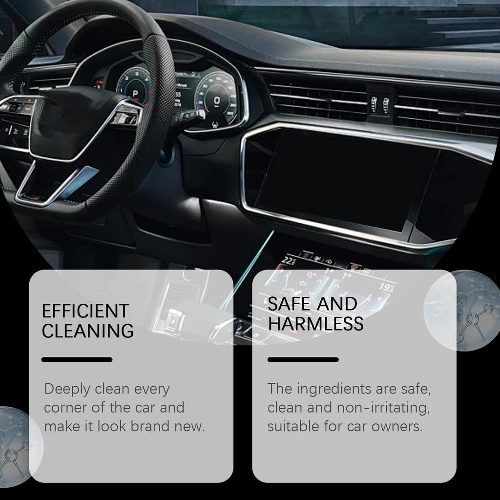 Car Interior Cleaning Spray Stain Removal Interior Friendly Powerful Decomposition Of Oil Stains And Shoe Prints 355ML