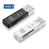 USB3.0 2.0 Кардрідер Високошвидкісний Багатопортовий Micro SD TF Картридер Адаптер Розширення Пам'яті для Комп'ютера Ноутбука Планшета