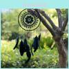 Elegant Feather Dreamcatcher Wall Hanging Decorative Handcrafted Boho Decor For Home