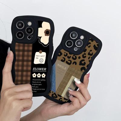 Wave Shape Phone Case For Vivo V23e Y35 Y02 Samsung A53 A52 S23 Ultra Realme C55 C53 Redmi Note 12 Note 11 Pro IPhone Tecno Spark Soft Silicone Cover