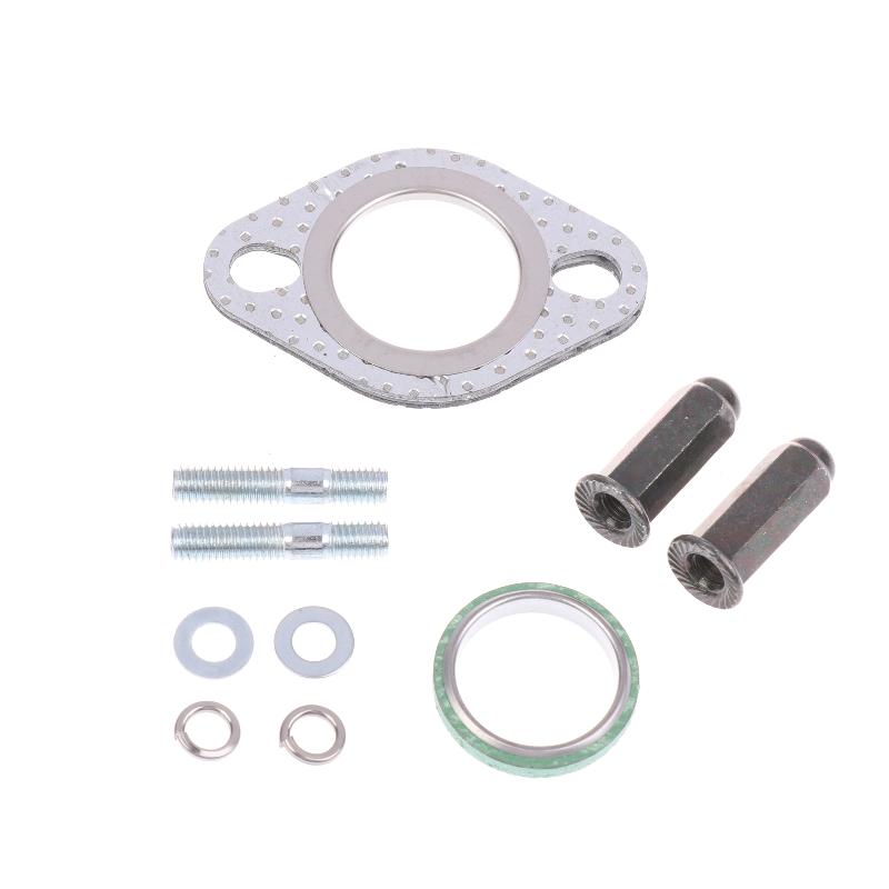 10 szt./zestaw Uszczelka śruby wydechowej Metalowy kołek Nakrętka Zestaw pasuje do skuterów Gy6 50-150 cm3, ATV, gokartów, motorowerów, quadów - części