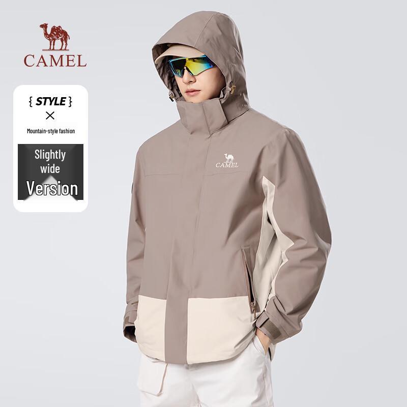 

CAMEL Unisex 3-in-1 Windproof Waterproof Outdoor Jacket M34CAFO652 XL