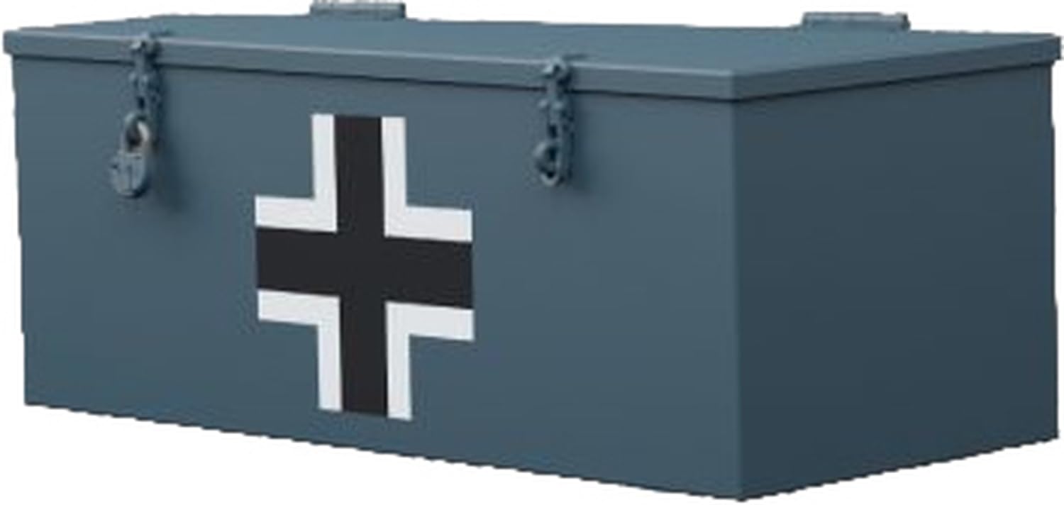 

Lithokraft 1/35 WWII German Panzer IV Ausf. F/Ausf. G Luggage Rack and Storage Box, 24th Panzer Division Version 1, Plastic Model Kit Parts LK350058 (