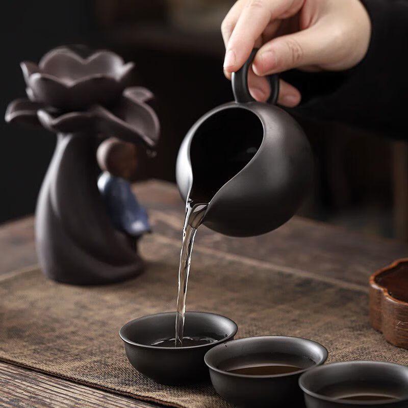 Retro Japanese Zisha Kung Fu Tea Set