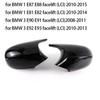 Kohlefaser-Look, schwarze Rückspiegel-Abdeckkappen für E90, E91, M3-Stil, Abdeckung E81, E82, E87, E88, für BMW 1er, 3er-Serie, E92, E93