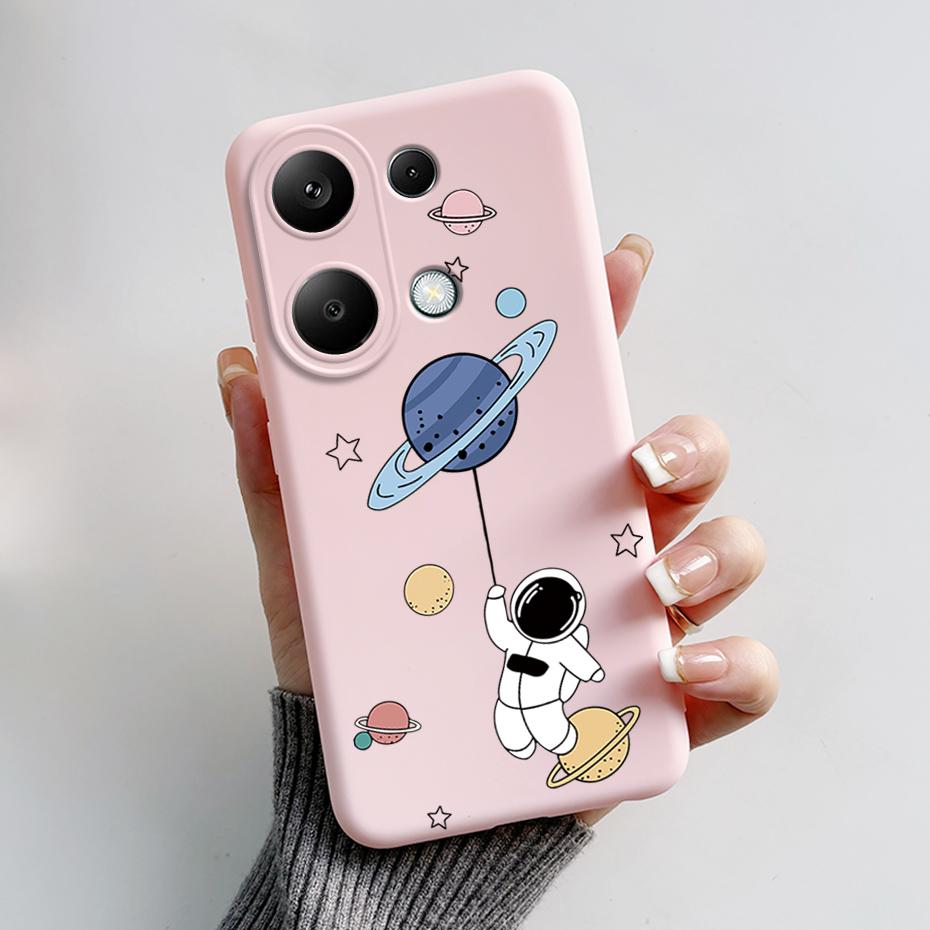 For Xiaomi Poco M6 Pro Case Soft Silicone Cute Cat Panda Shockproof Cover for Poco M6 Pro 4G TPU Coque Funda Shell M6Pro 6.67''
