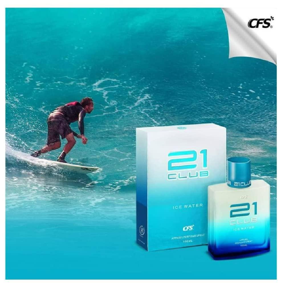 CFS 21 Club Ice Water Deodorant Body Spray and CFS 21 Club Ice Water Perfume Combo