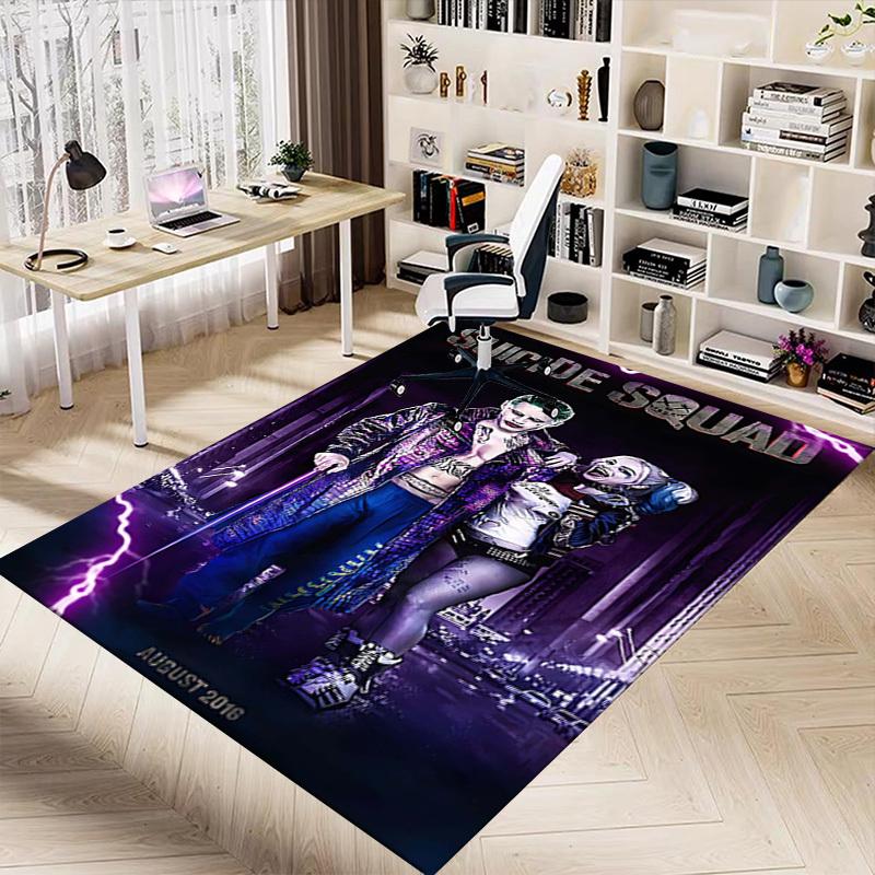 1PC Joker Harley Extra Large Non-Slip Floor carpet, Office, family, bedroom, Studio - Large Area Rug Indoor Rugs1162A