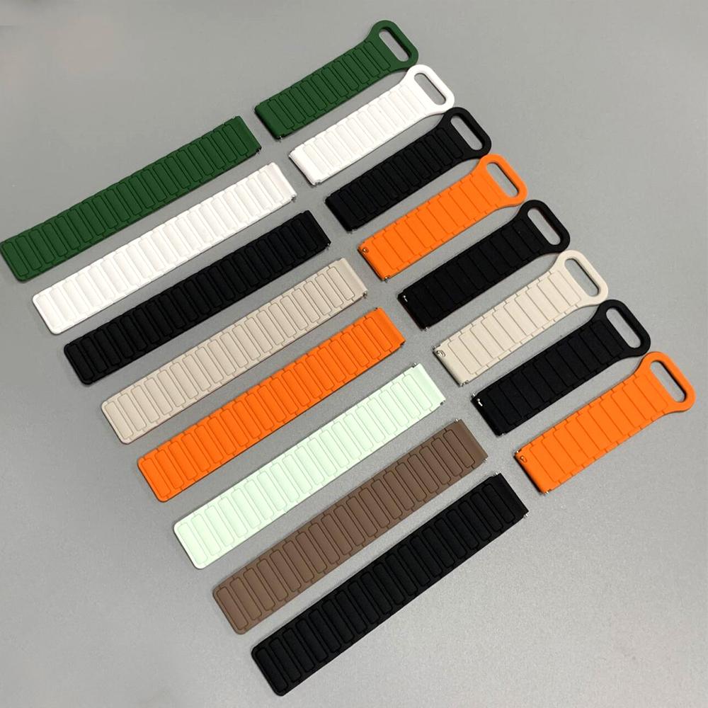 Magnetic Watch Strap 20mm 22mm For SUUNTO VERTICAL Silicone Strap For SUUNTO 3/9 PEAK/5 PEAK/PACE/OCEAN Bracelet Sport Wristband