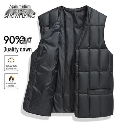 Men's Casual Duck Down Puffer Vest
